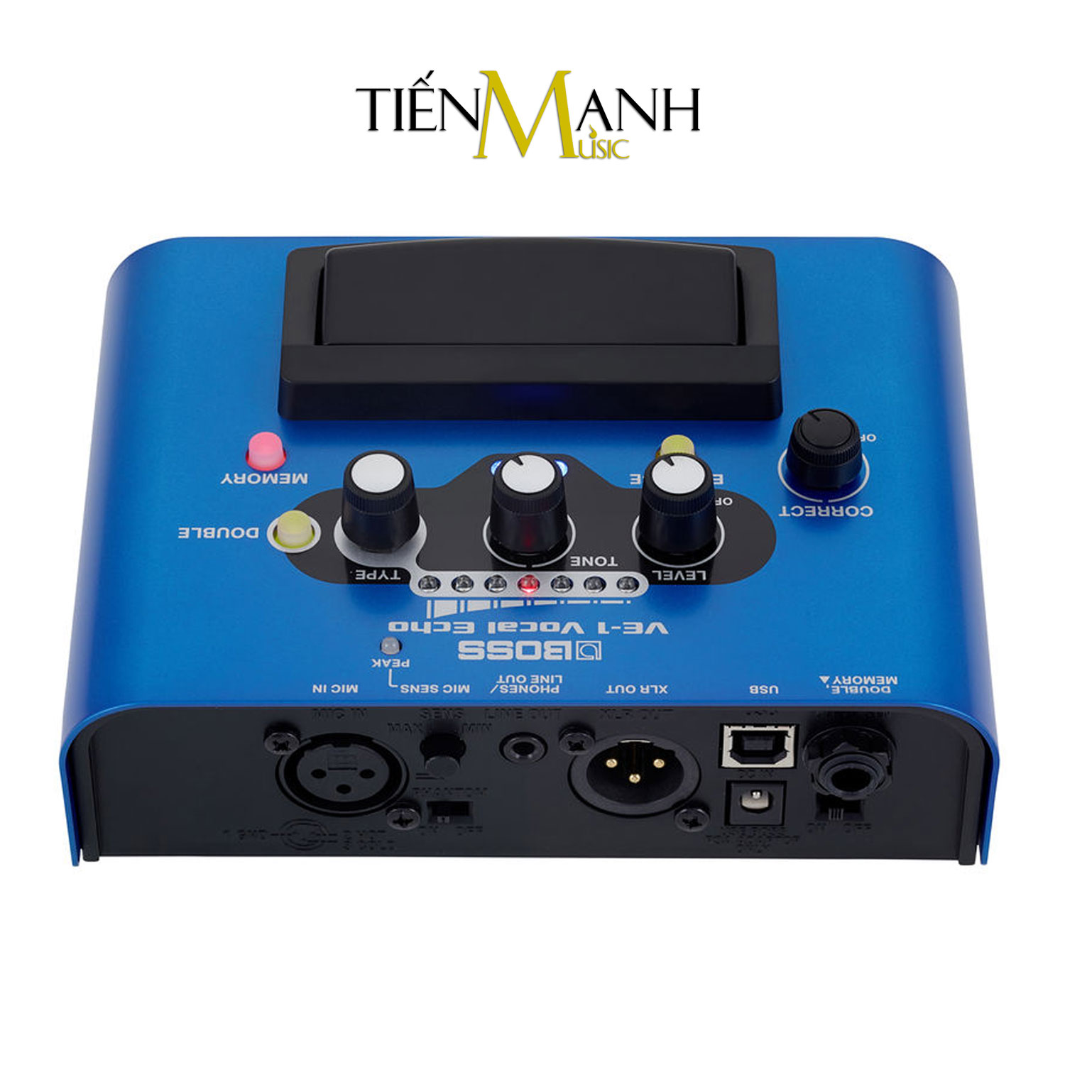 Boss VE-1 Vocal Echo Stompbox Tạo tiếng vang vọng và chỉnh Tone, Giọng cho Ca sỹ - Bàn đạp Phơ Guitar Reverb and Delay Effects Processor VE1 Singer Hàng Chính Hãng - Kèm Móng Gẩy DreamMaker