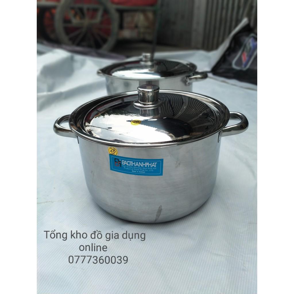 NỒI XOONG INOX CAO CẤP HÀNG VIỆT NAM ĐỦ SIZE 16-18-20-22-24-26-28-30-32