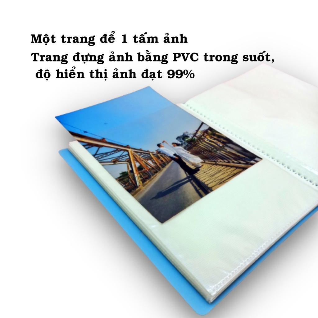 Album đựng ảnh 9x12, 10x15, 13x18 để 52 tấm bìa nhựa hoạt hình sắc màu để ảnh cho con, quà tặng ý nghĩa Tú Vy Studio