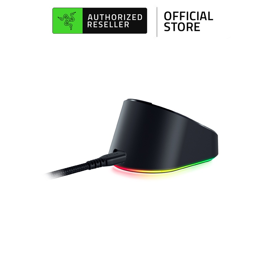 Razer Mouse Dock Pro Đế sạc chuột không dây tích hợp bộ thu phát 4KHz - Hàng nhập khẩu