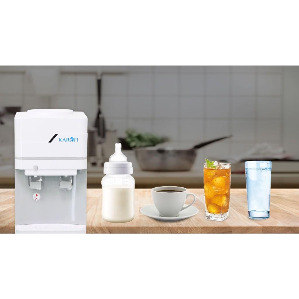 Cây nước nóng lạnh úp bình 2 vòi có khoang chứa đồ KAROFI HC15 - Bảo hành 24 tháng - Hàng Chính Hãng