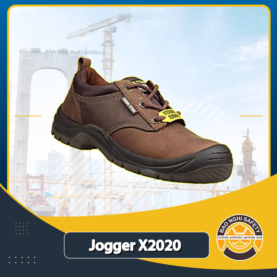 Giày bảo hô lao động da thật, chống va đập, chống đâm xuyên Jogger Sahara S3
