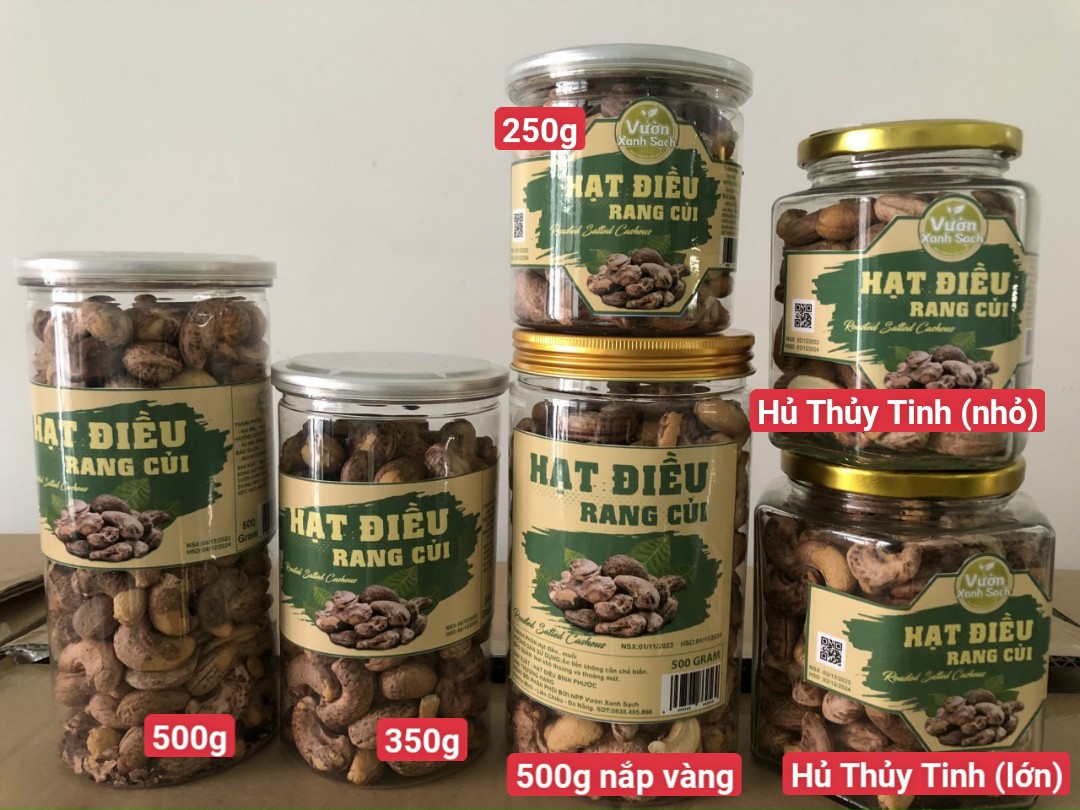 Hạt điều rang củi / rang muối / nguyên lụa bình phước /hạt dinh dưỡng