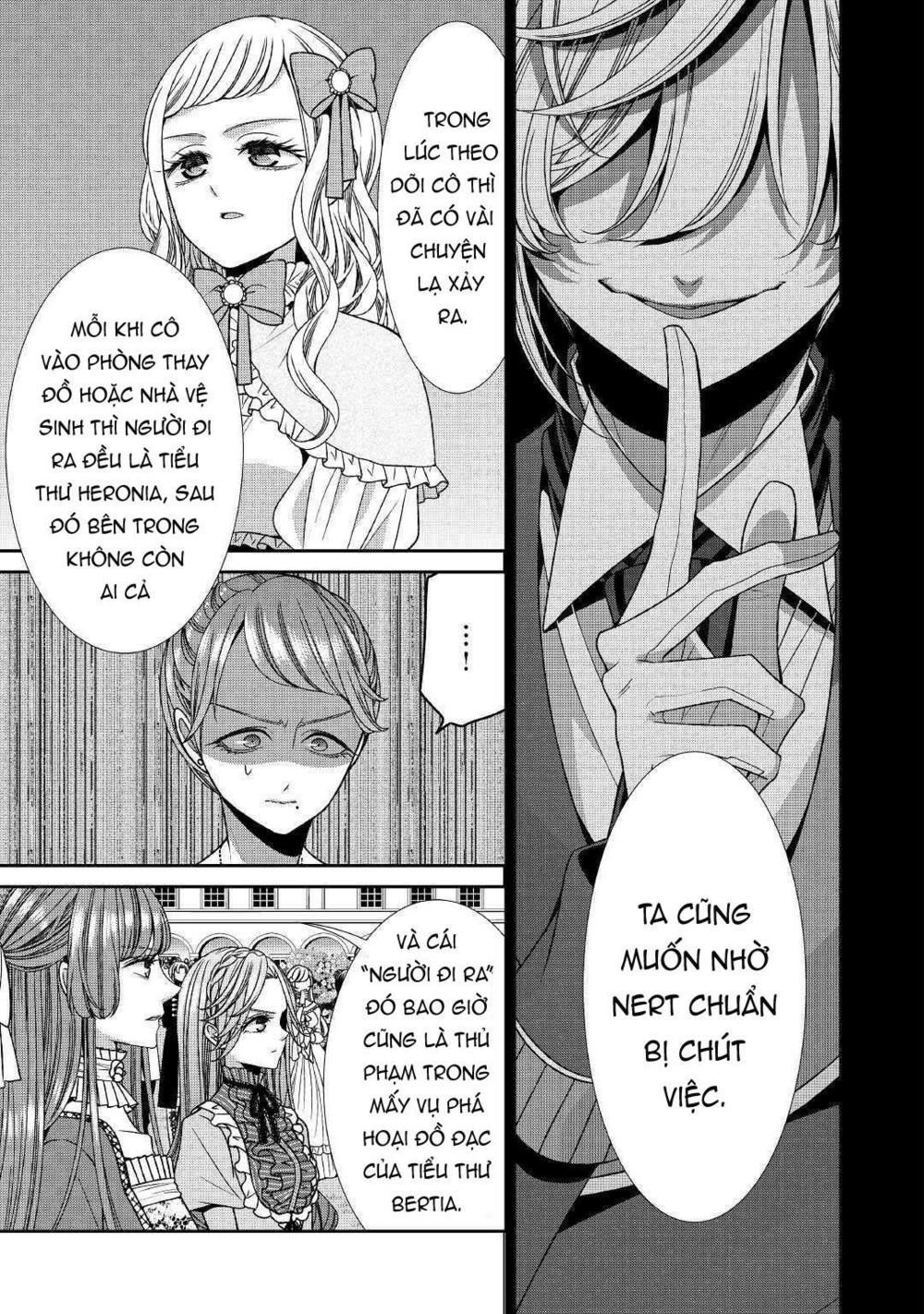 nhật ký theo dõi vị hôn thê tự nhận mình là nữ phụ phản diện 1 chapter 14 5