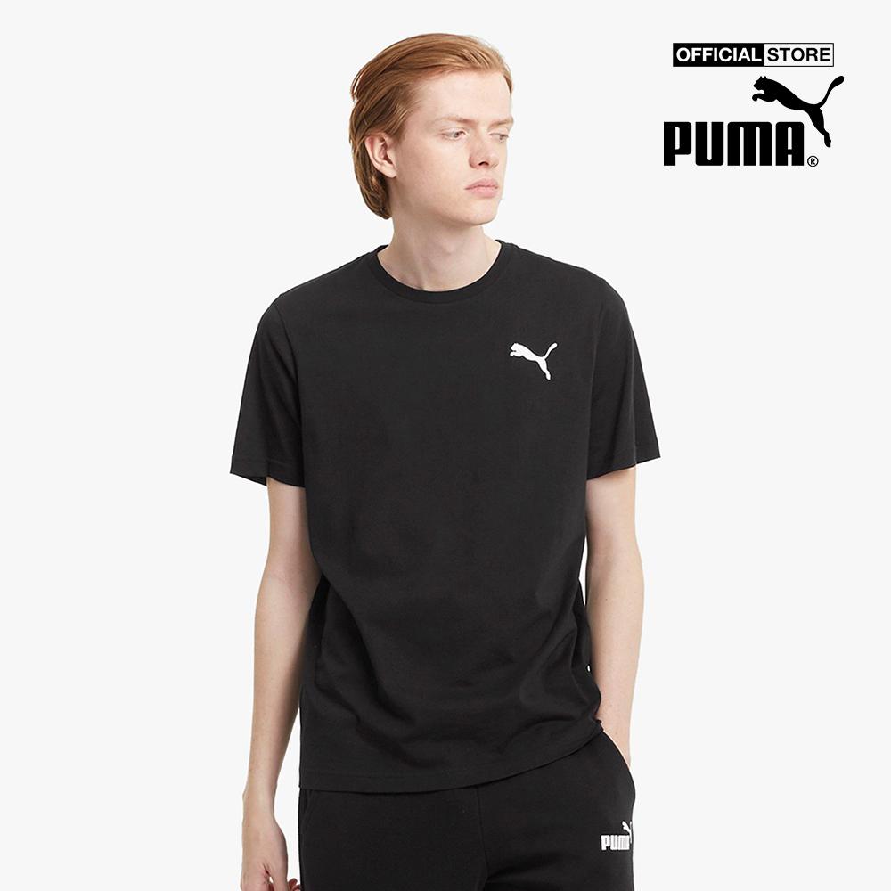 PUMA - Áo thun thể thao nam ngắn tay Essentials Small Logo Train 586668