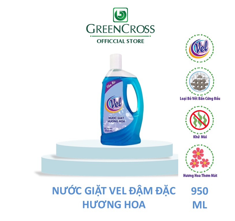 Nước giặt VEL đậm đặc 950ml - Hương hoa