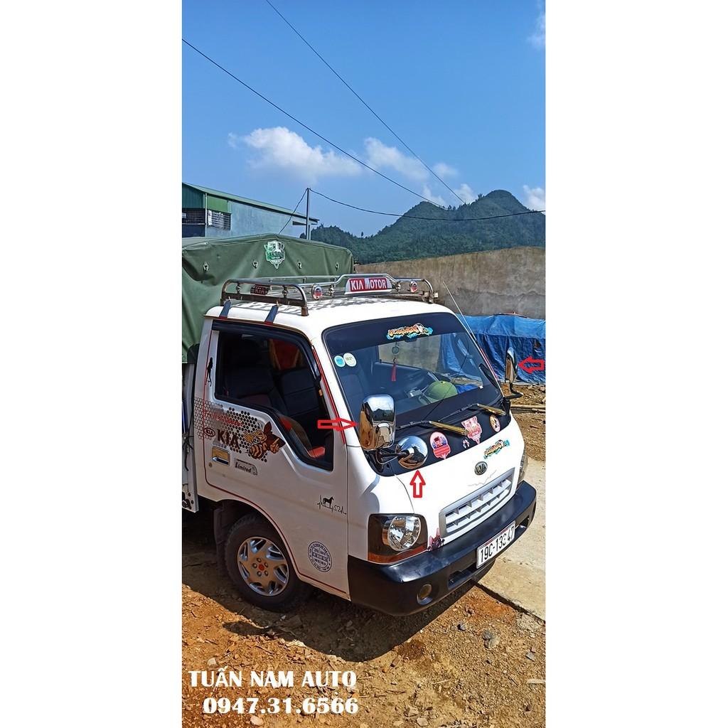 ỐP GƯƠNG MẠ XI CRÔM INOX XE TẢI KIA 1,4 TẤN, K3000S, K165, K140, FRONTIER