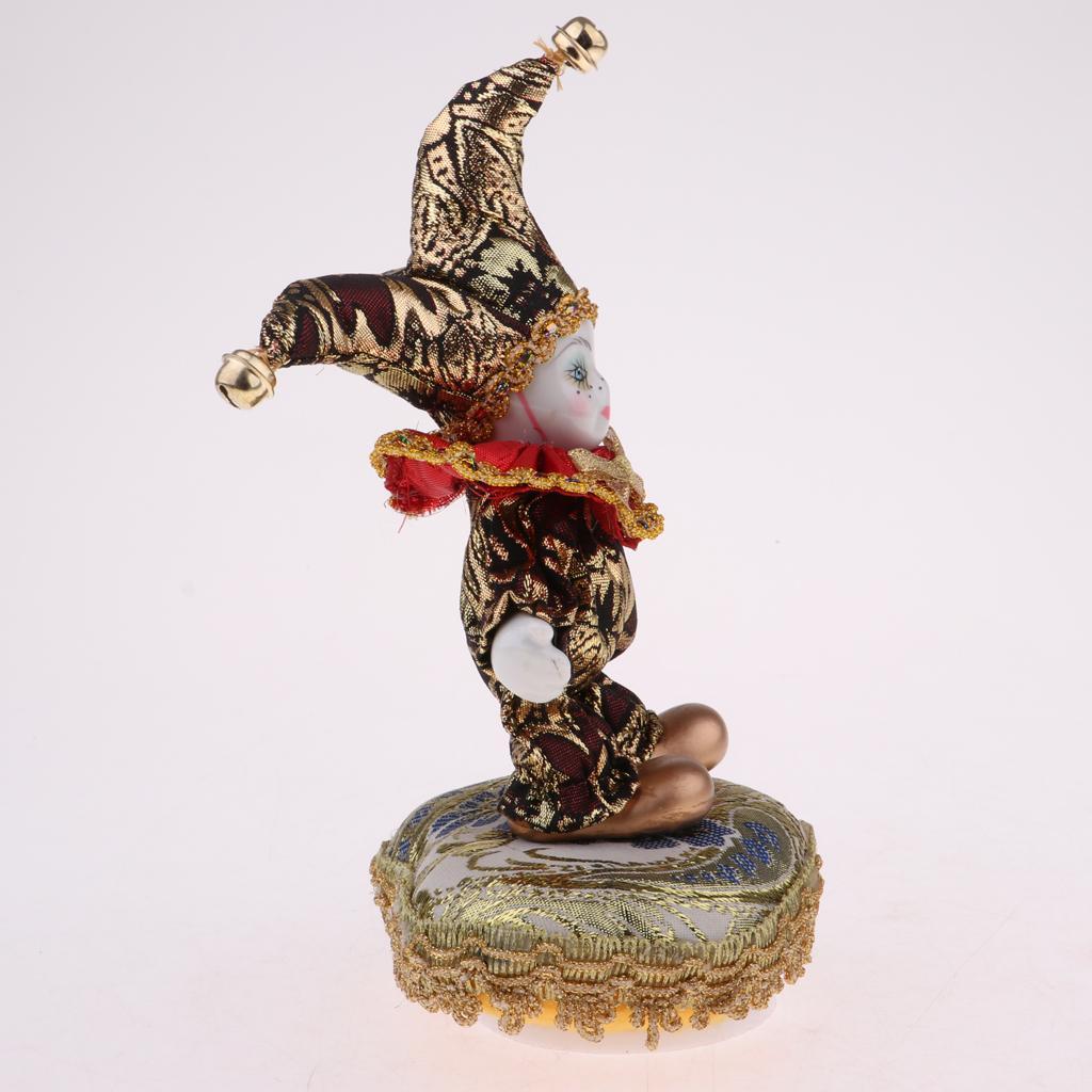 16cm Triangel Dolls European Style Italian Porcelain Doll Model with Colorful Clothes for Valentines Gift Collections