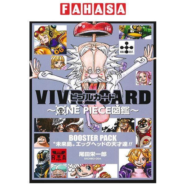 Sách ngoại văn: VIVRE CARD: ONE PIECE Zukan Booster Pack Geniuses of the Future Island Eggheads! (Japanese Edition)