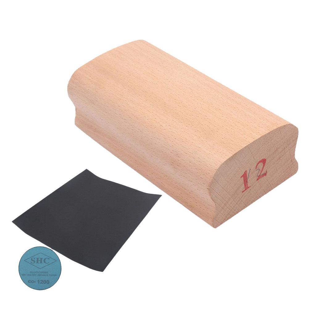 12'' Radius Sanding Block Fingerboard Fretboard Fret Leveling Tool 12 Inch