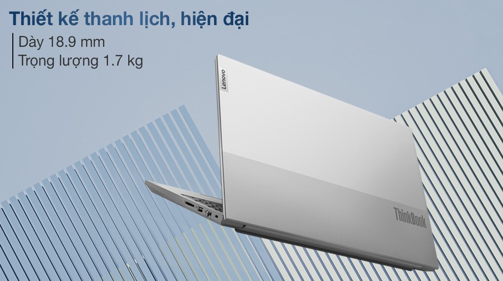 Máy tính Laptop Lenovo ThinkBook 15 i7-1165G7 8GB/ 512GB SSD/ MX450G2 ITL 20VE00URVN (Xám) - Hàng chính hãng