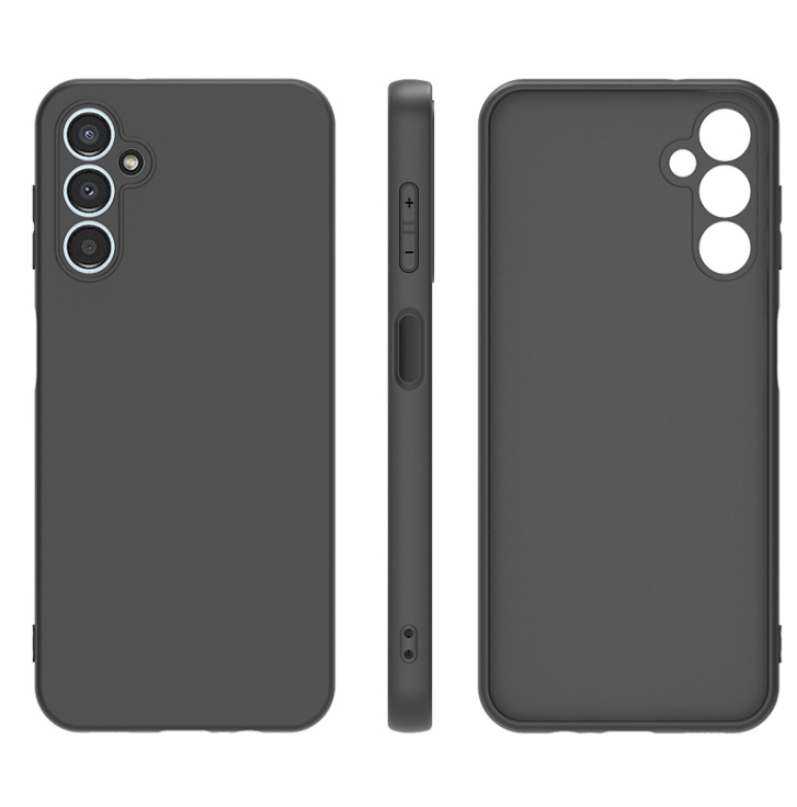 Ốp lưng dành cho SamSung Galaxy A04s dẻo màu đen bảo vệ camera sau, chống bám vân tay - hàng nhập khẩu