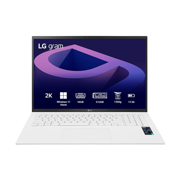 (Hàng không quà tặng) Laptop LG Gram 2022 17Z90Q-G.AH74A5-D (i7-1260P | 16GB | 512GB | Intel Iris Xe Graphics | 17' WQXGA) Hàng chính hãng