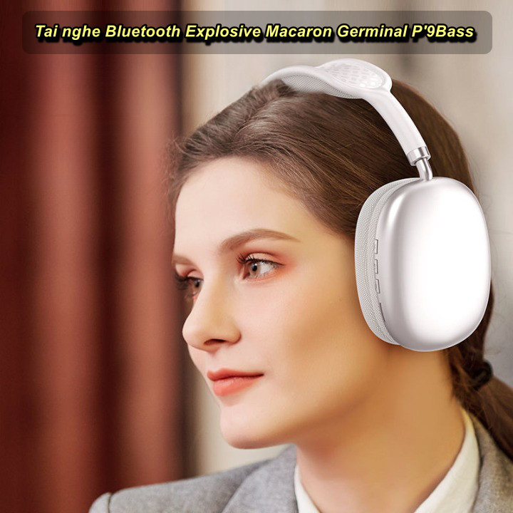 Tai Nghe Bluetooth Explosive Macaron Germinal P'9Bass - Home and Garden