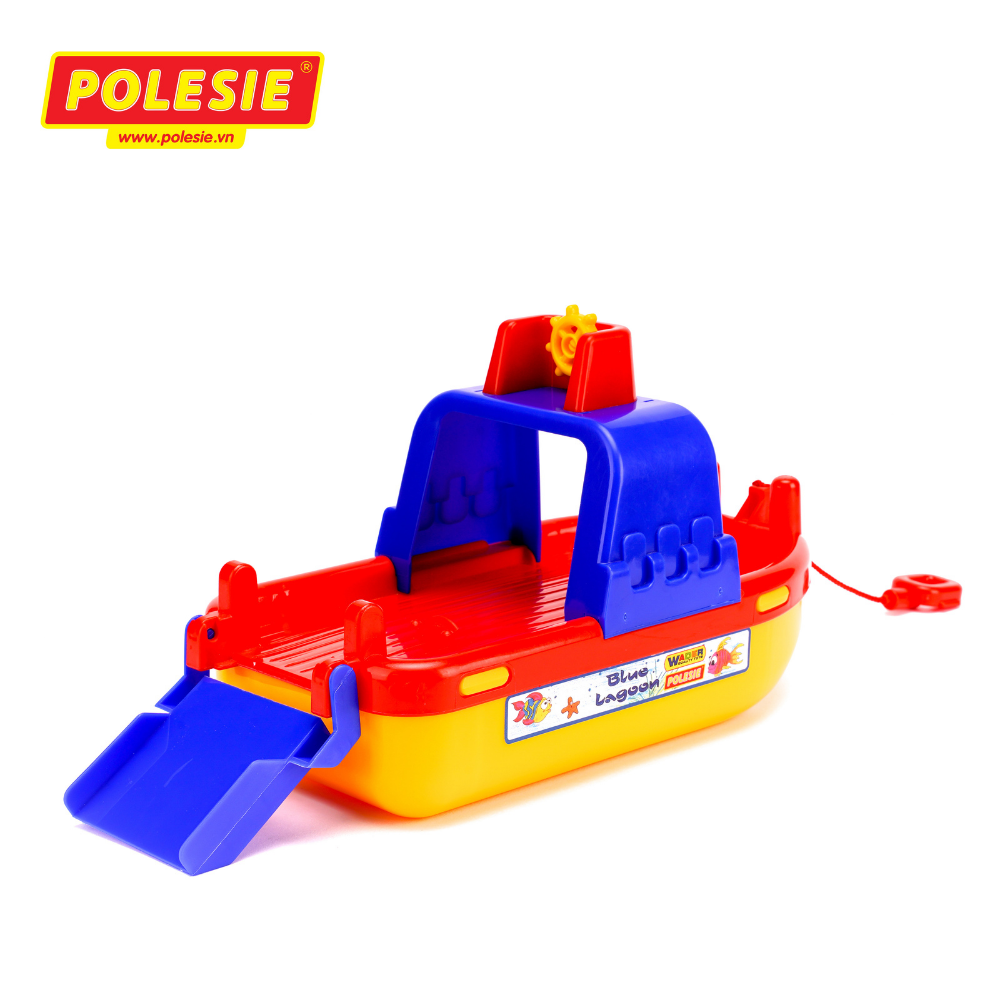 Đồ chơi tàu thuỷ vận chuyển Lagoon Wader Toys Polesie 41524 - Hàng chính hãng nhập khẩu châu âu
