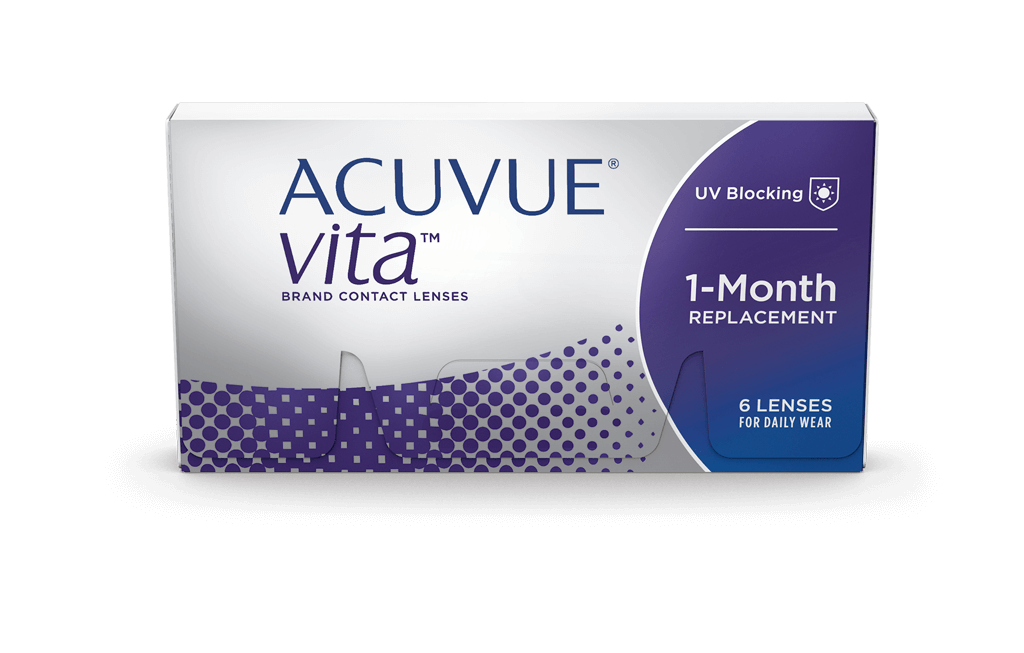 Kính áp tròng Acuvue loại sử dụng 1 tháng của Mỹ  - -4.00