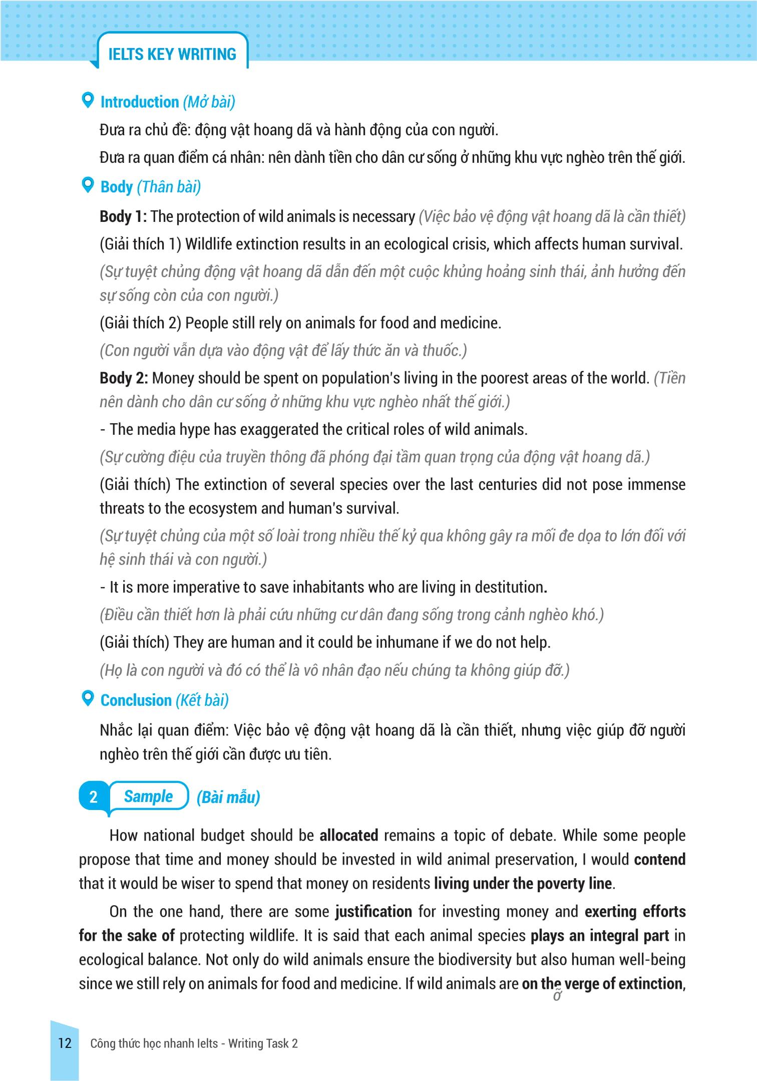 Sách IELTS Key Writing - Công Thức Học Nhanh IELTS - Writing Task 2