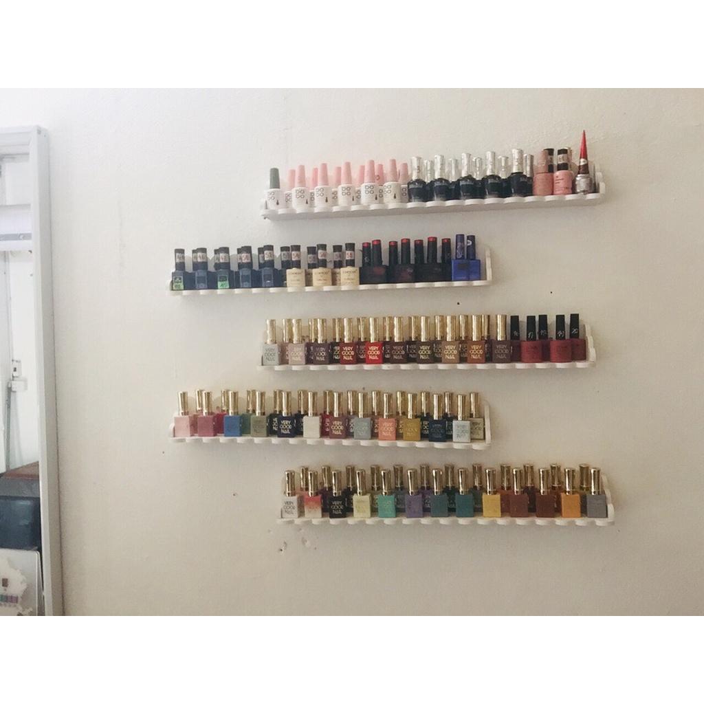 Combo 5 kệ nails kích thước 60cm để sơn móng cho shop sang - xịn - đẹp