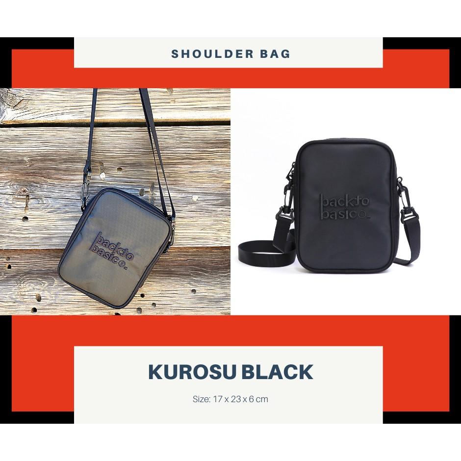 Túi đeo chéo Back To Basic - KUROSU BLACK