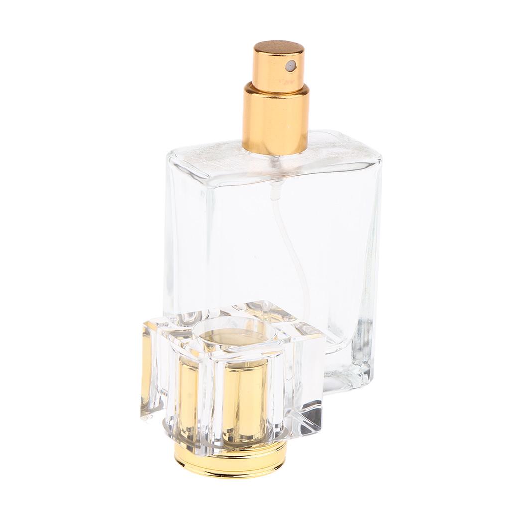 Nước Hoa Thủy Tinh Rỗng Chai Nước Hoa Aftershave Bình Xịt 50ml