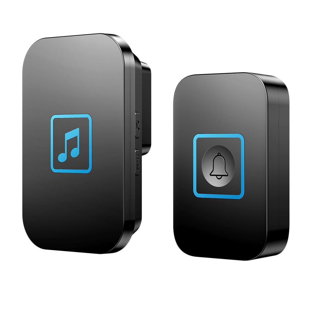 Wireless Chime Doorbell 60 Melodies 1 Transmitter+ 1 UK Plug-in Receiver