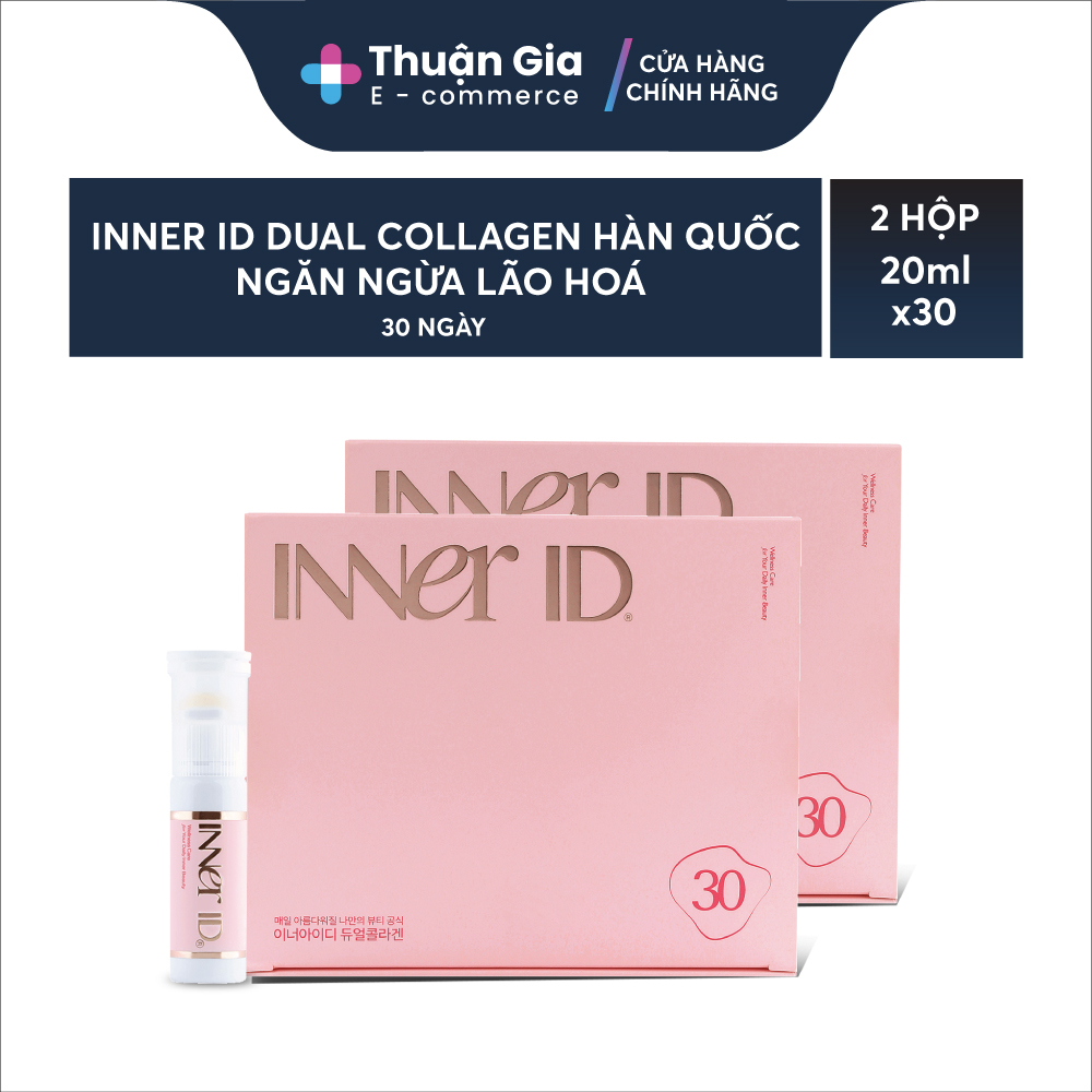 Combo 2 hộp INNER ID DUAL COLLAGEN HÀN QUỐC - Phục Hồi & Ngăn Ngừa Lão Hoá - Loại 30 Ngày