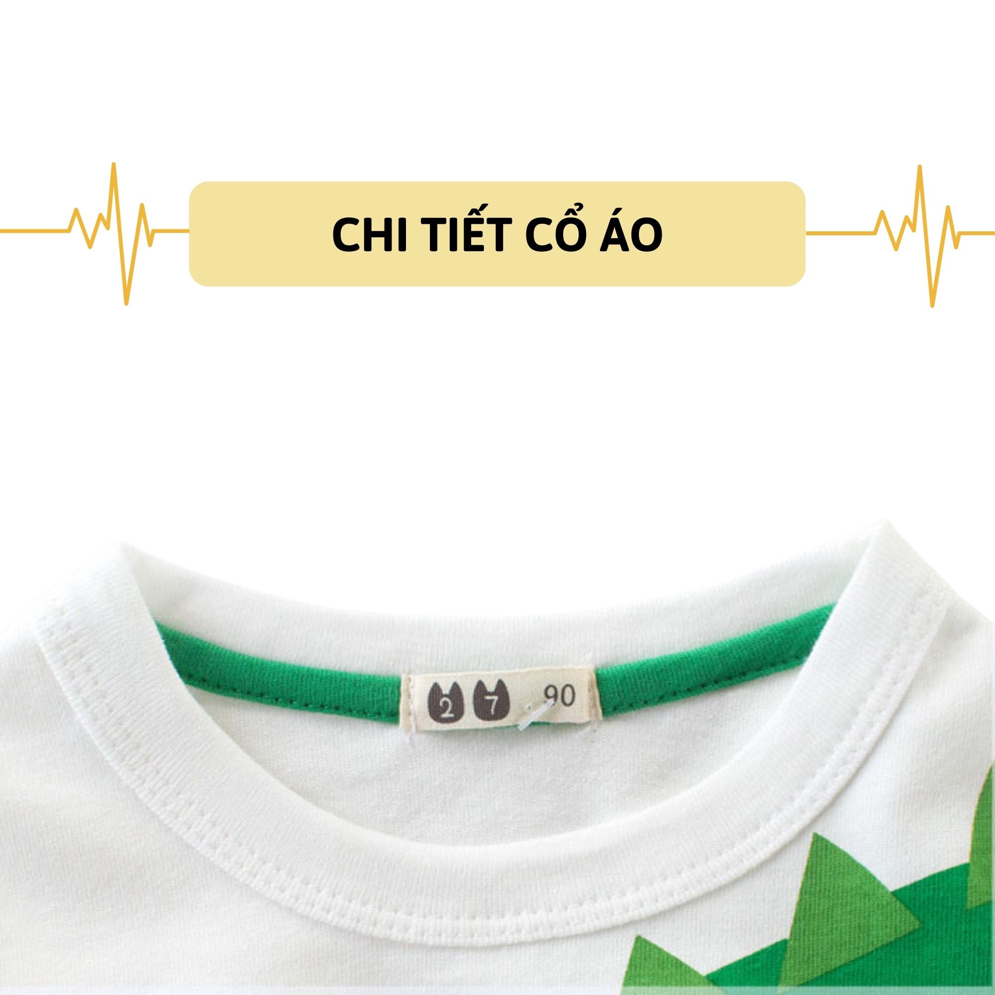 Áo thun dài tay bé trai 27KIDS áo cho bé họa tiết khủng long chất cotton 100% S2032