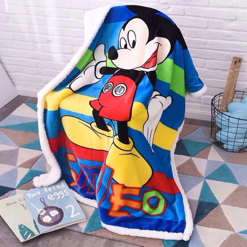 Chăn lông cừu vịt vàng , đôrêmon hellokitty hồng và nhiều mẫu khác cho bé trai bé gái