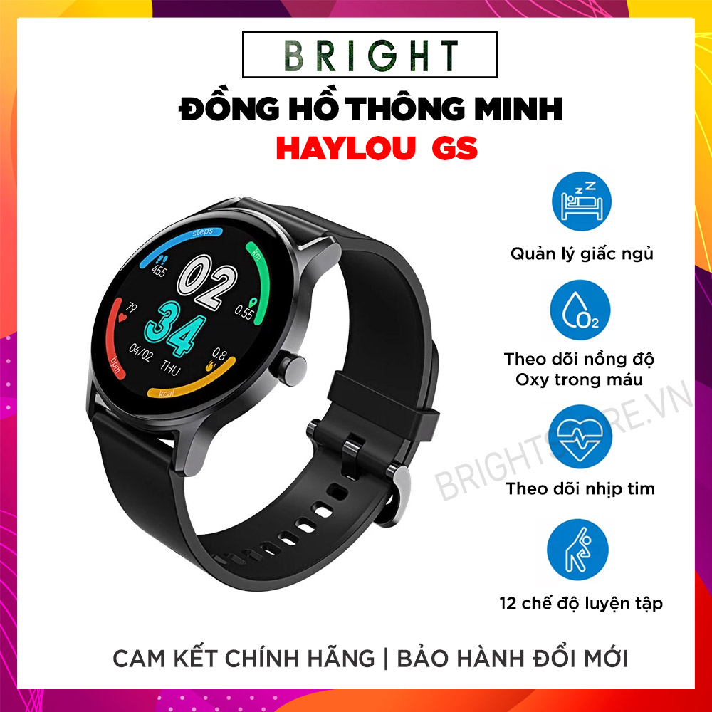 Đồng Hồ Thông Minh Haylou GS - Hàng Chính Hãng