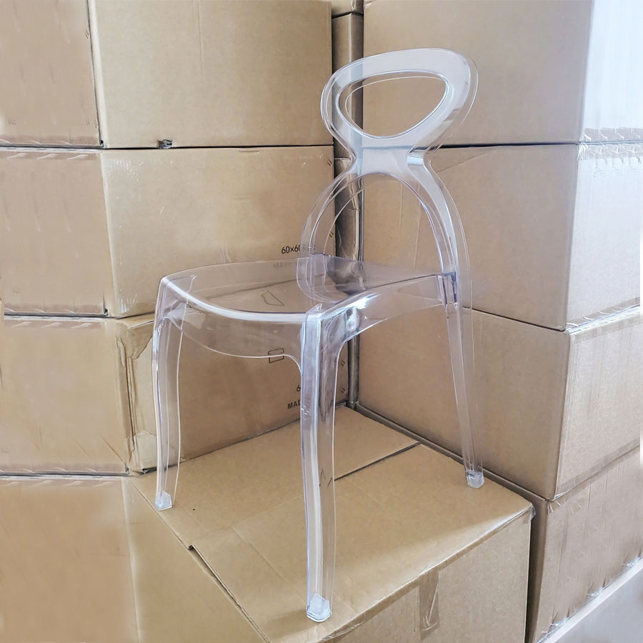 Ghế ăn nhựa trong suốt CC01002-PC Nội thất Capta hcm