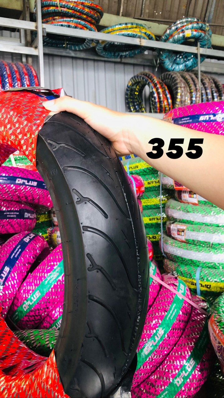 Lốp xe máy DPLUS 110/70-17/D355 bánh sau xe Yamaha Exciter, Honda Winner không ruột