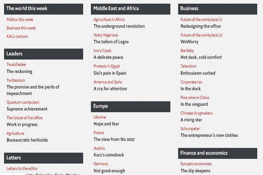 The Economist: Twitterdum and Twaddledee - 39.19