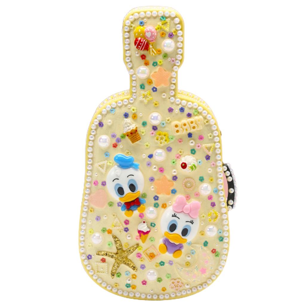 Vivid Color DIY Toy Supplies DIY Violin Music Box Toy Detailed for Children