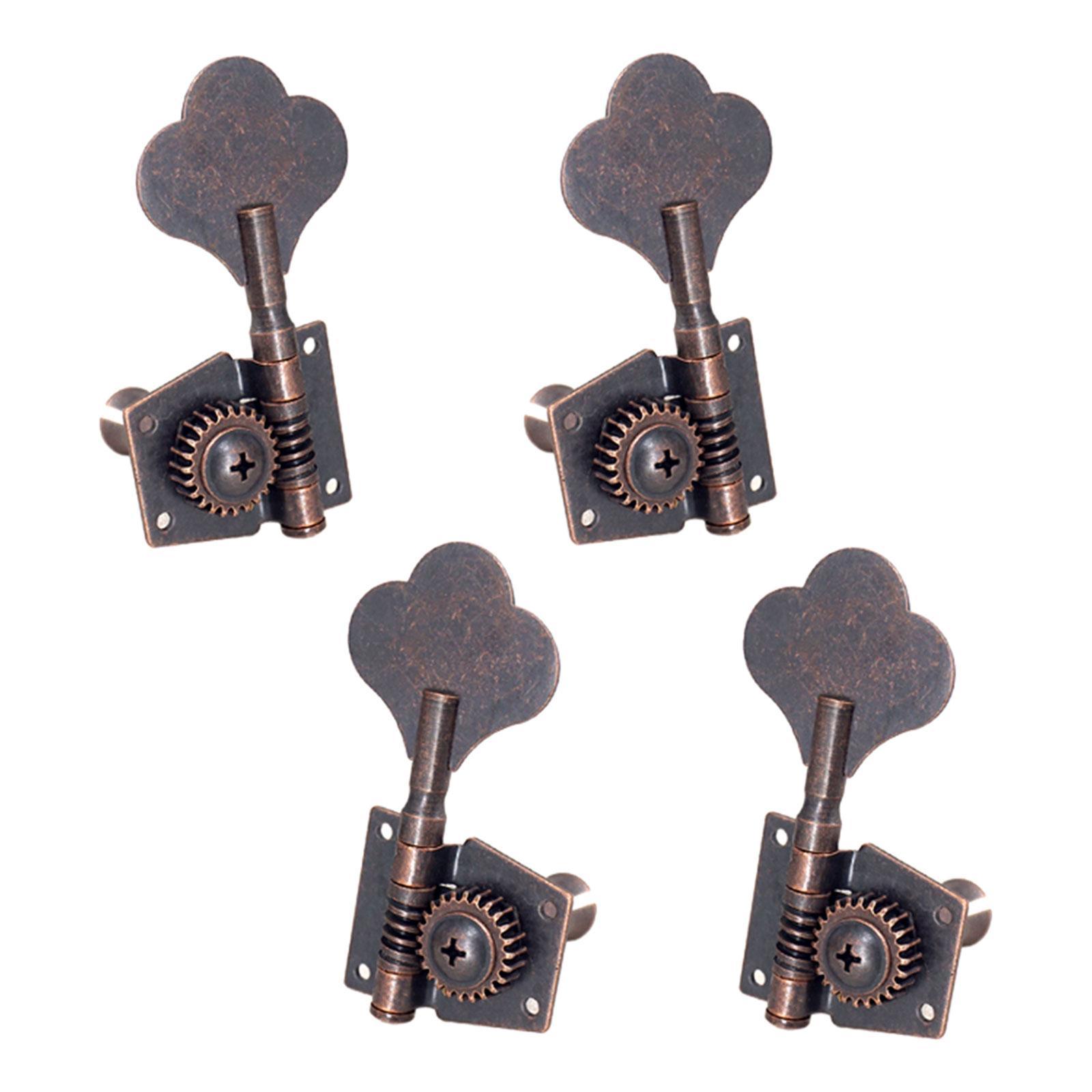 Electric Bass Guitar Opened Tuning Pegs Tuner Machine Heads Tuning Keys Buttons Guitar Parts Machine Head Tuner