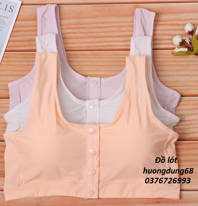 Bra / Áo Lá Trung Niên Cotton Tinh Khiết Xuất Đông Hàng Loại Đẹp.