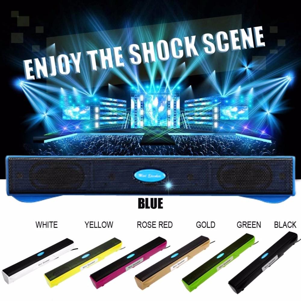 2018 Loa USB di động mini có dây Máy nghe nhạc Bộ khuếch đại Loa Hộp âm thanh nổi cho máy tính Máy tính để bàn Máy tính xách tay Máy tính xách tay Màu sắc: Đỏ
