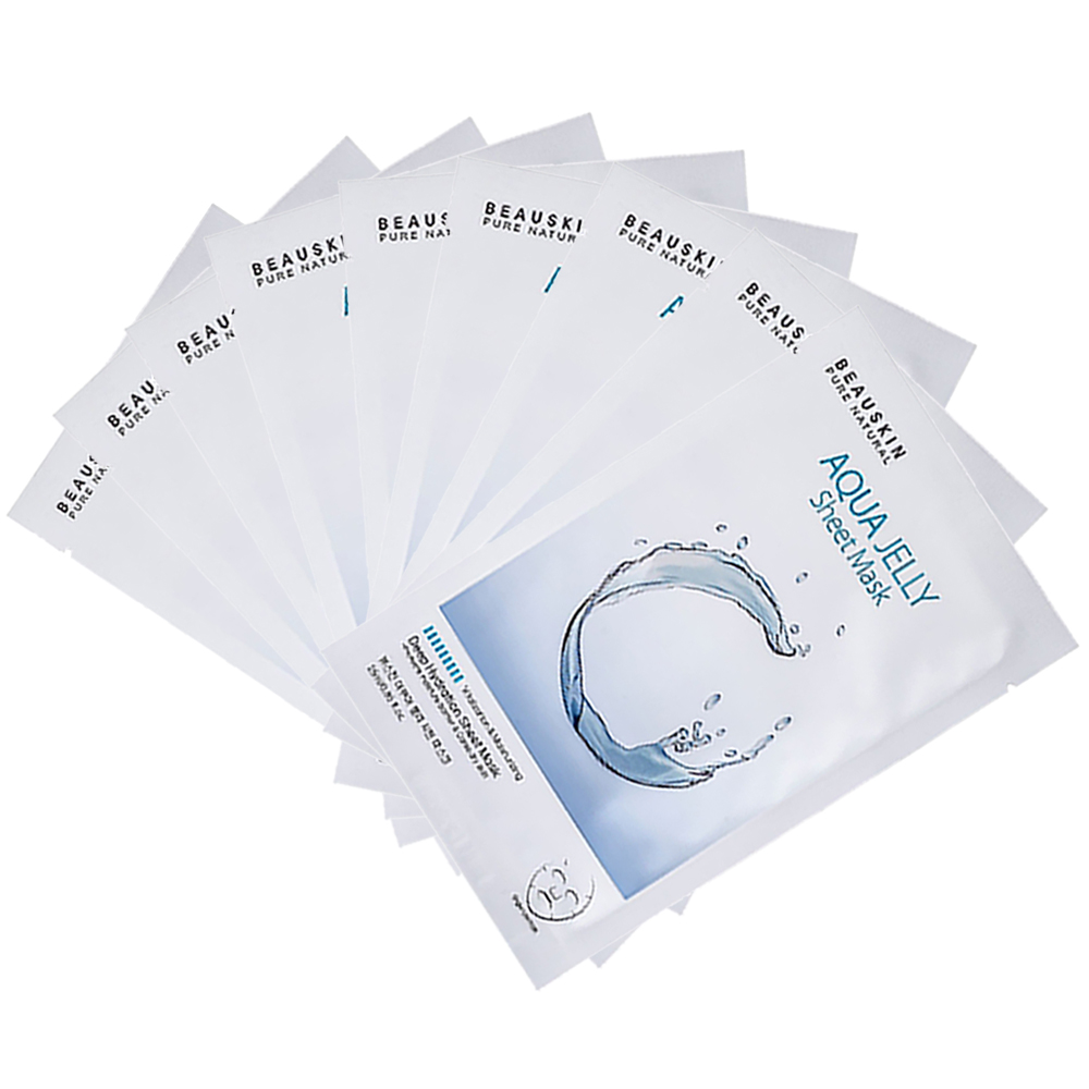 Combo 9 mặt nạ dưỡng da cấp ẩm sâu Beuaksin Aqua Jelly Sheet Mask 25ml - Hàn Quốc Chính Hãng