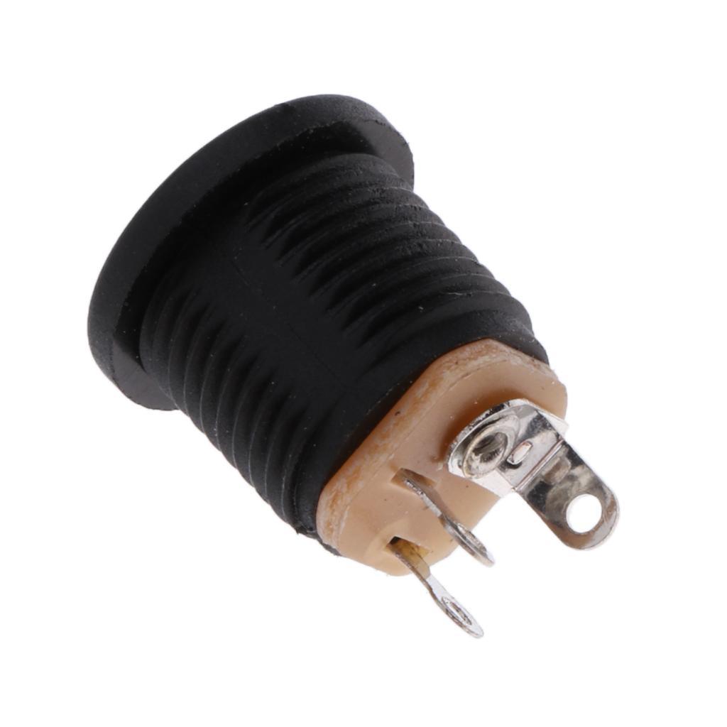 50Pack Panel Mount DC022 2.1x5.5mm DC Power Jack Socket AV Plug Connector