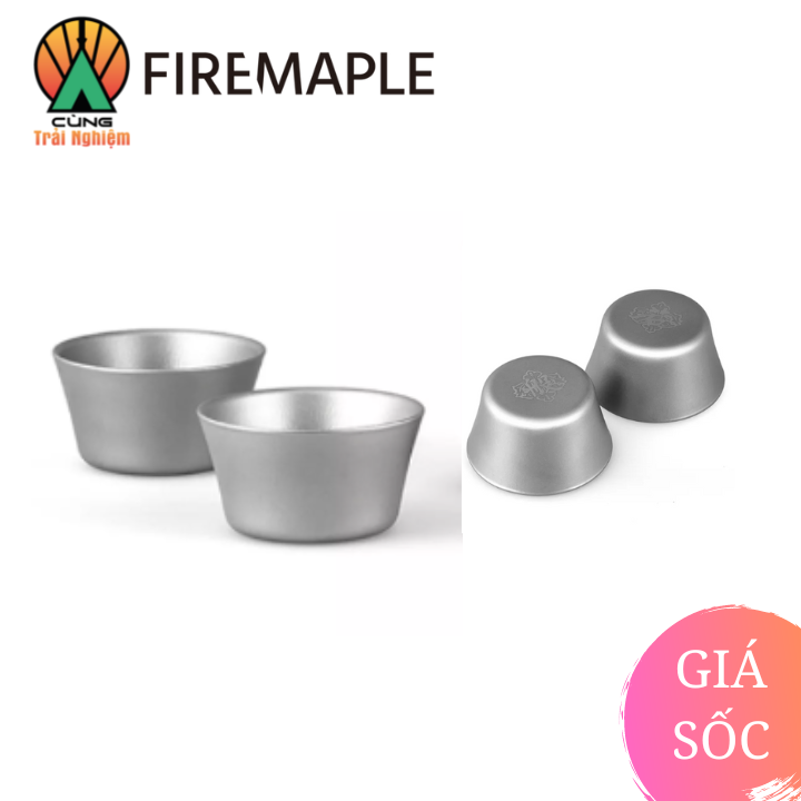 Tách trà bát nhã Firemaple Prajna FireMaple titanium 2 ly FMP-TEACUP