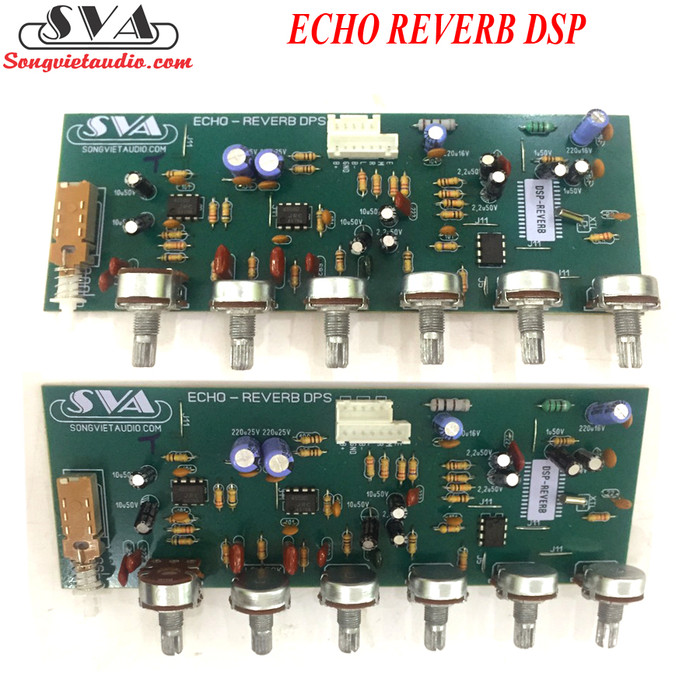 Mạch ECHO DELAY + REVERB DSP (6 VOLUME)