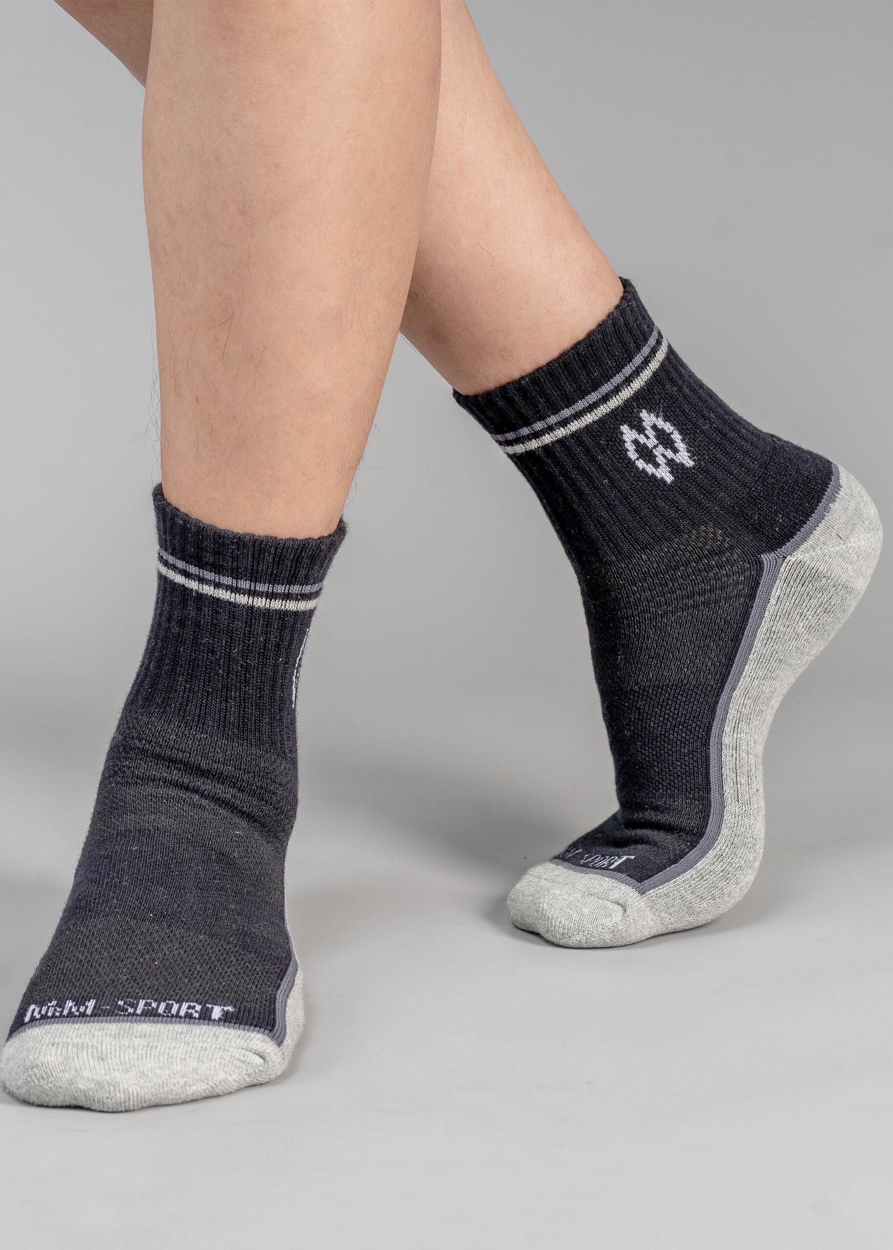 Combo 5 Đôi Tất Vớ Thể Thao, Vớ Đá Banh, Vớ Chạy Bộ Cổ Dài, Sợi Cotton Cao Cấp Chống Hôi Chân, Chống Phồng Rộp Chân, Chống Trượt Co Giãn 4 Chiều Mrm Manlywear - MM