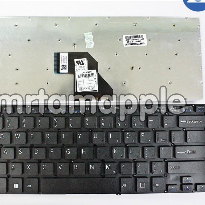 (KEYBOARD) BÀN PHÍM LAPTOP DÀNH CHO SONY SVF142 (CÁP CONG) dùng cho Cáp giữa cong sang trái. SVF14E, SVF142, SVF143