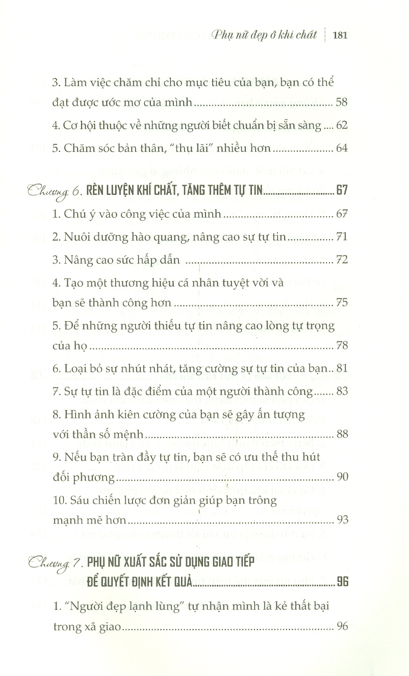 BÁCH KHOA THƯ DÀNH CHO PHỤ NỮ - Phụ Nữ Đẹp Ở Khí Chất – Thanh Hương biên soạn – Liên Việt Books – NXB Văn Học (bìa mềm)