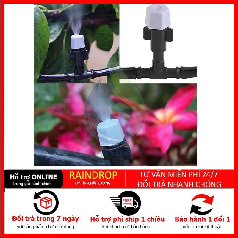 Bộ kit 20 béc phun sương xám tưới cây tự động kèm đầy đủ phụ kiện