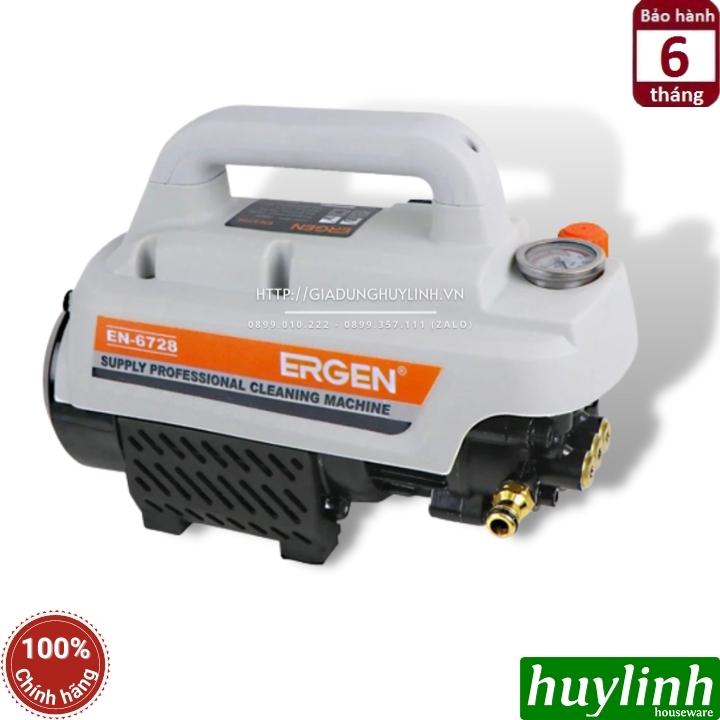 Máy xịt rửa xe chỉnh áp Ergen EN6728 - Công suất 2800W - Motor cảm ứng từ lõi đồng - Xịt rửa máy lạnh, điều hoà - Hàng chính hãng