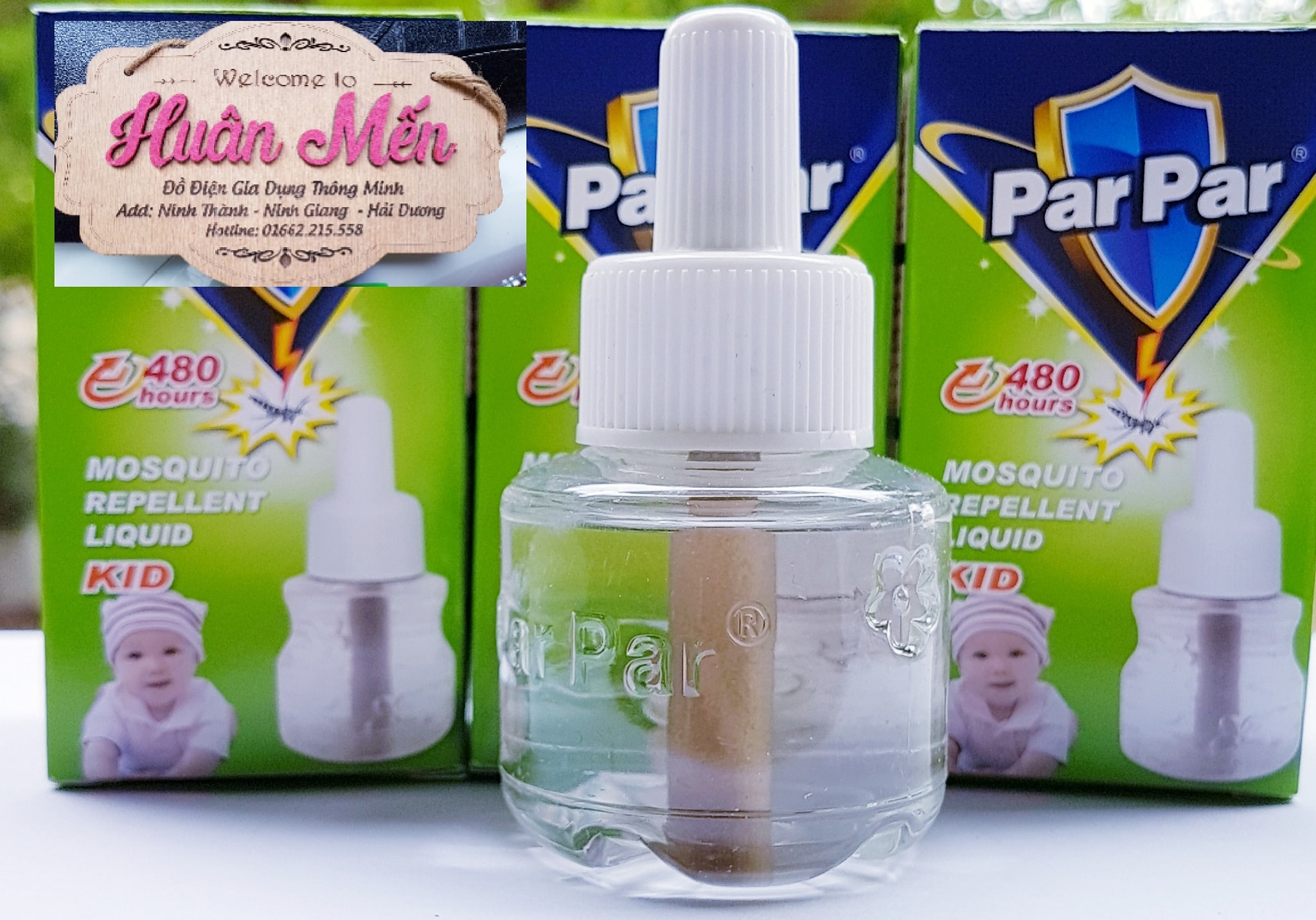Combo 10 lọ tinh dầu đuổi muỗi PAR-PAR sử dụng thay thế cho ĐÈN và MÁY ĐUỔI MUỖI