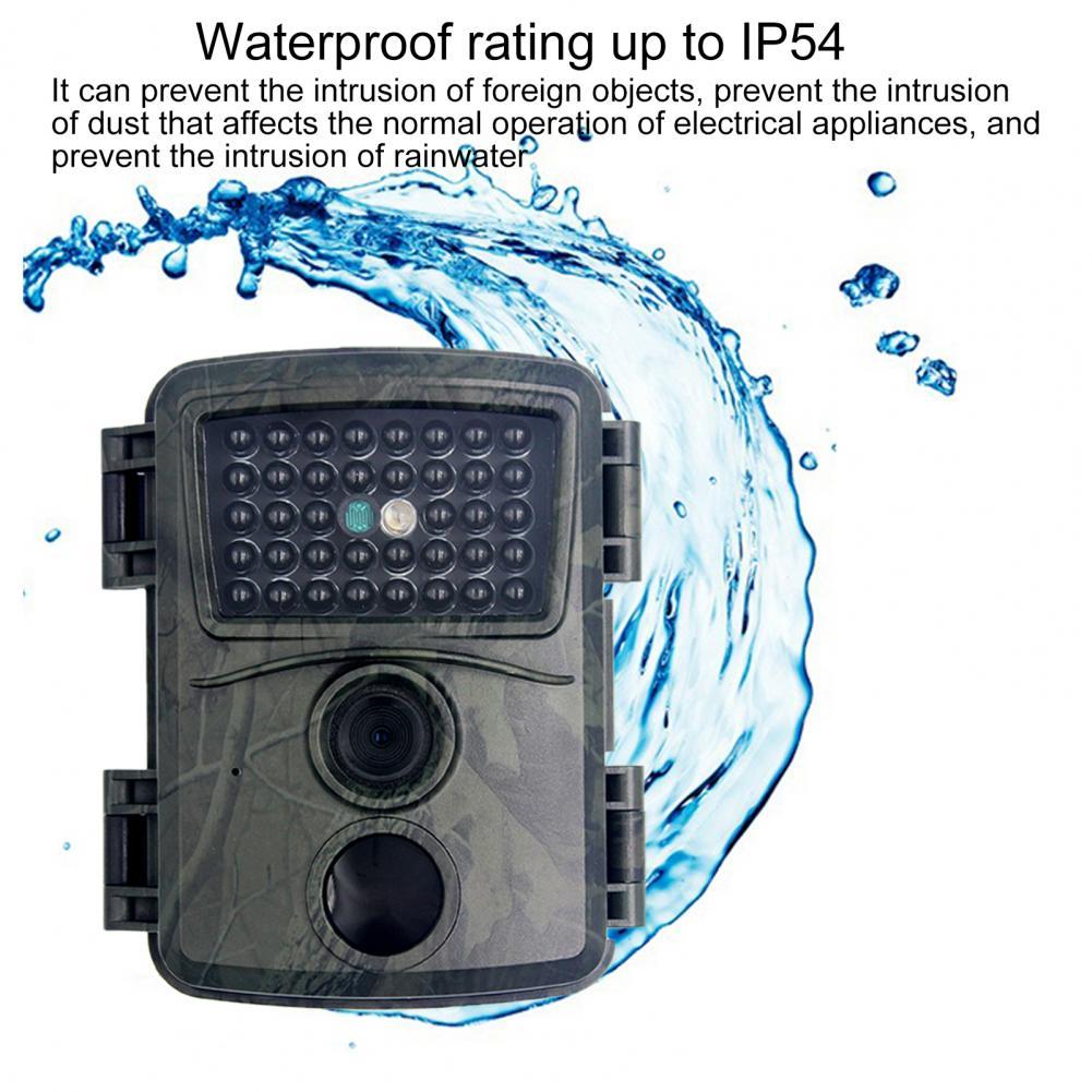 Camera 12MP Trail 1080p HD HUNTING CAM PIR IR Night Vision IP54 Máy ảnh săn bắn trường không thấm nước Động vật hoang dã Máy ảnh ngoài trời