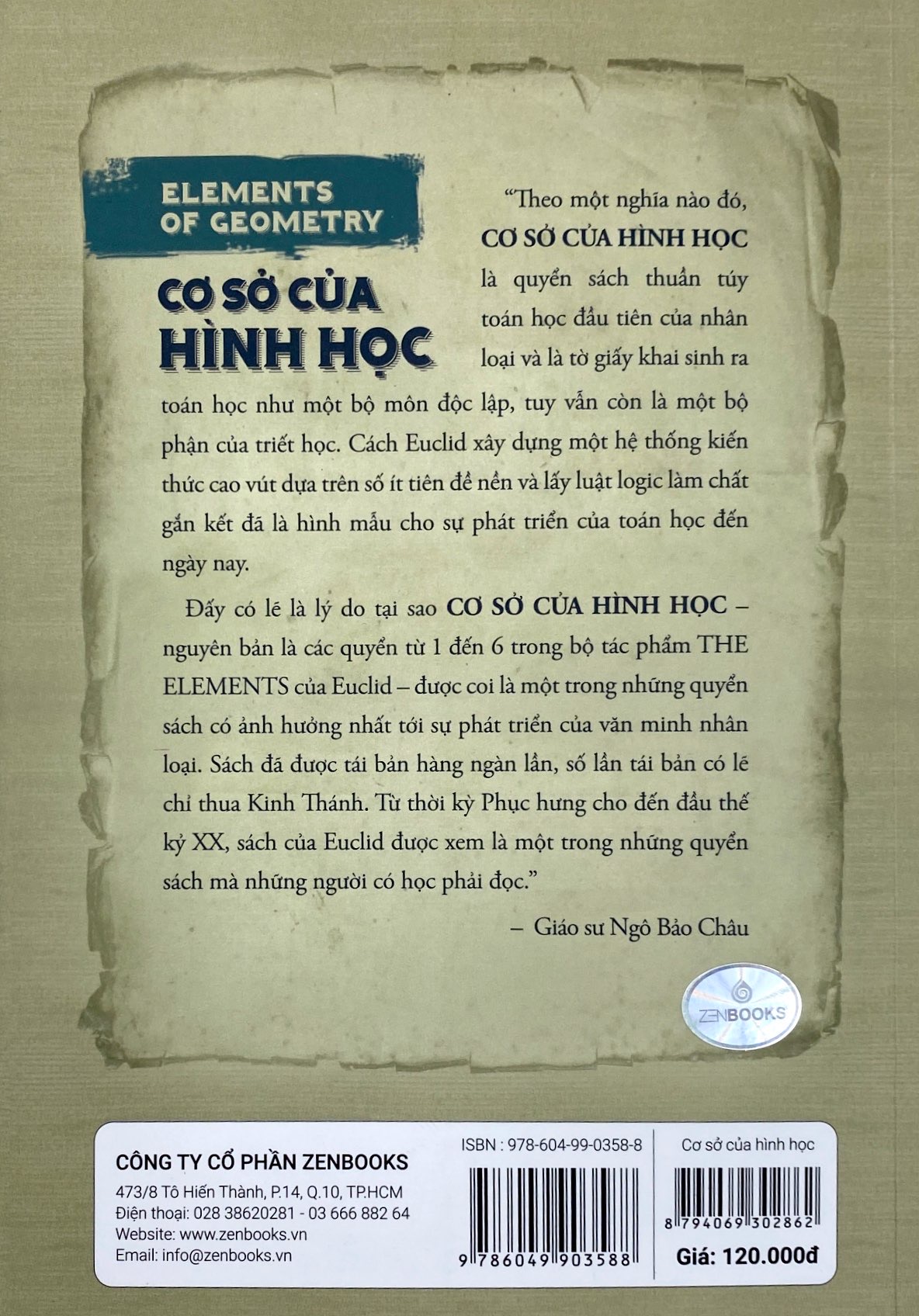 Cơ Sở Của Hình Học (Tái Bản 2020)