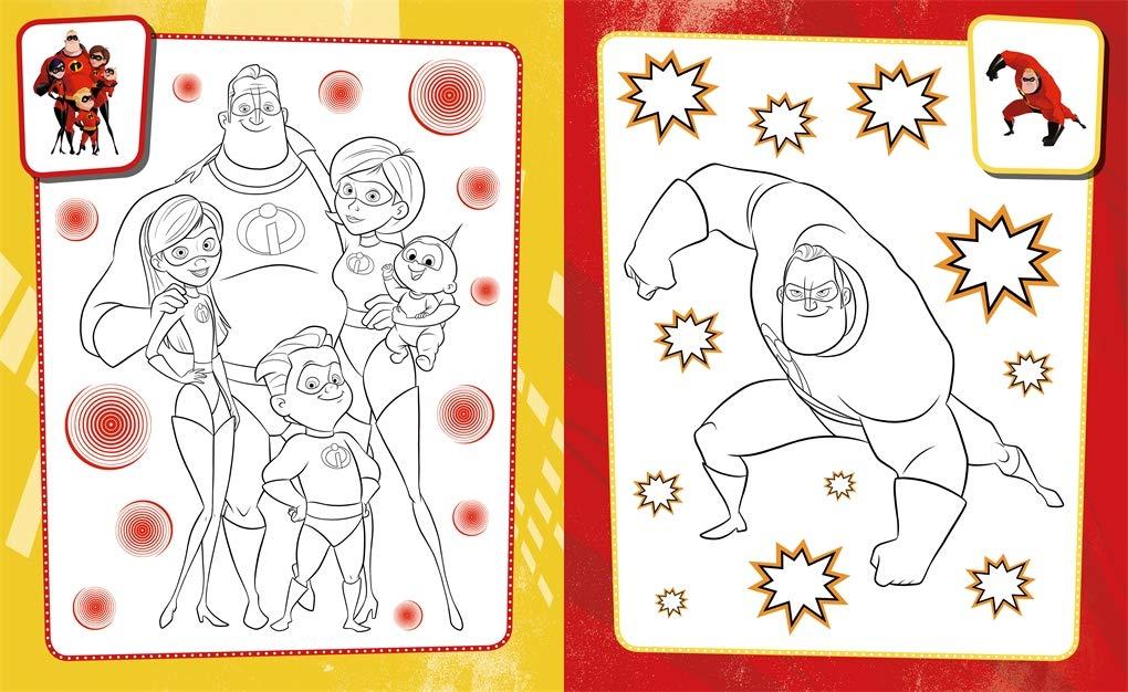 INCREDIBLES 2: The Ultimate Colouring Book (Mammoth Colouring Disney)