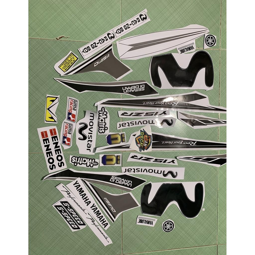 Tem exciter 150 trắng đen movi